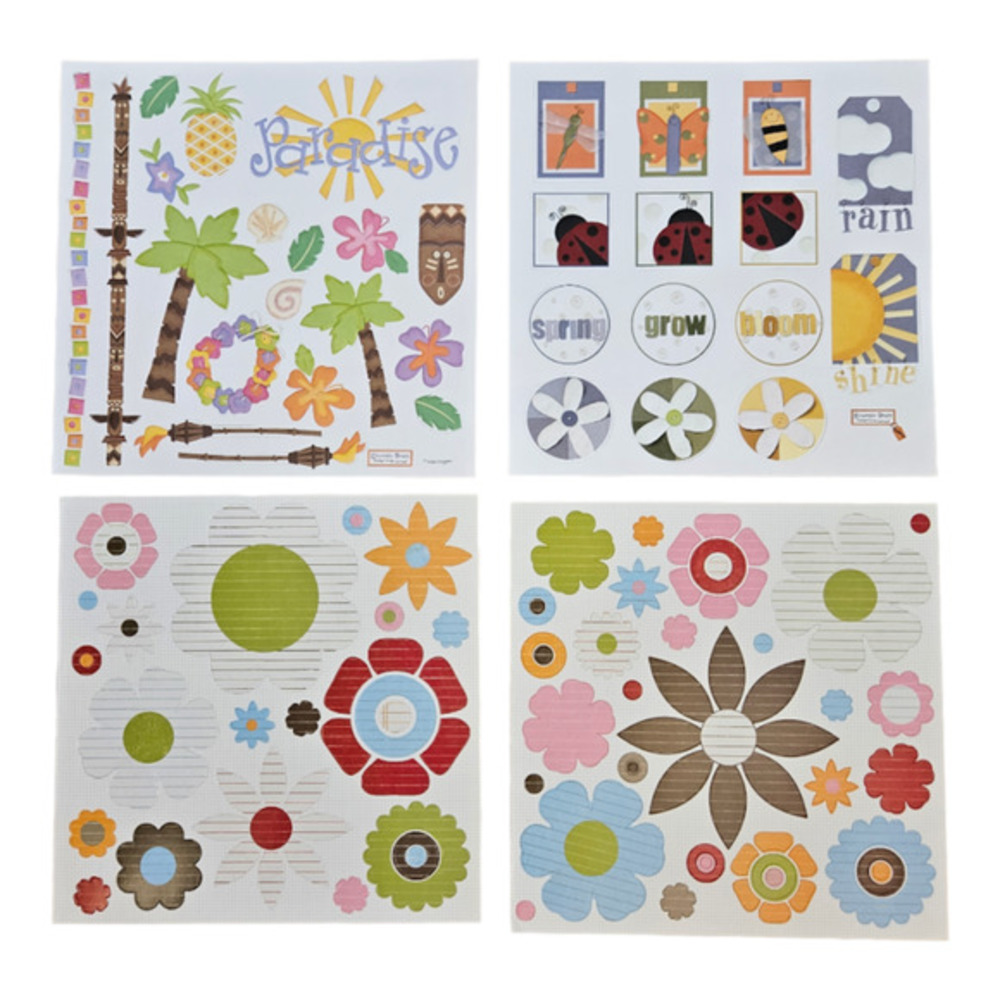 We R Memory Keeper Scrapbooking Die Cuts 4‎ Pages Embellishments, Push Out Piece